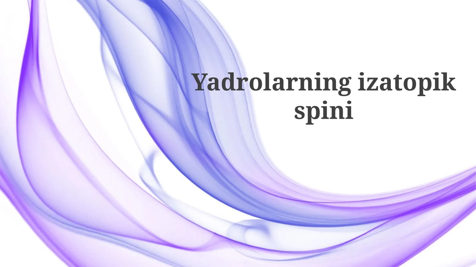 Izotropik Spinning