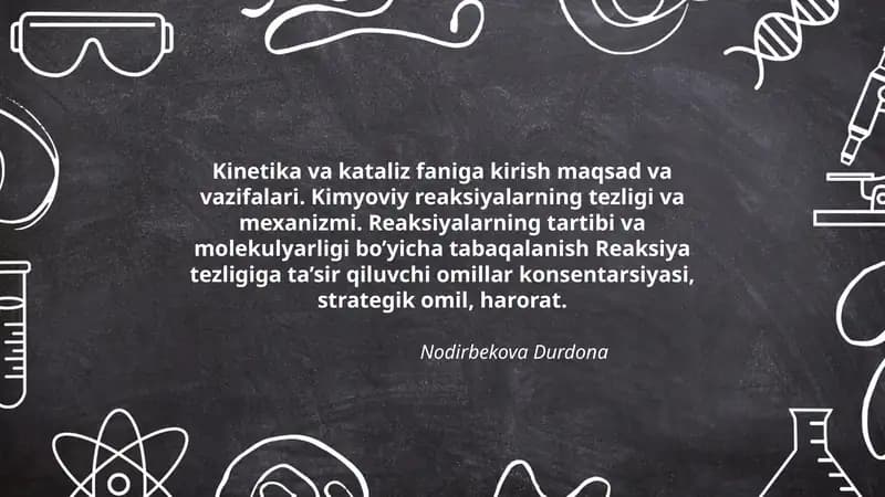Kinetika va kataliz