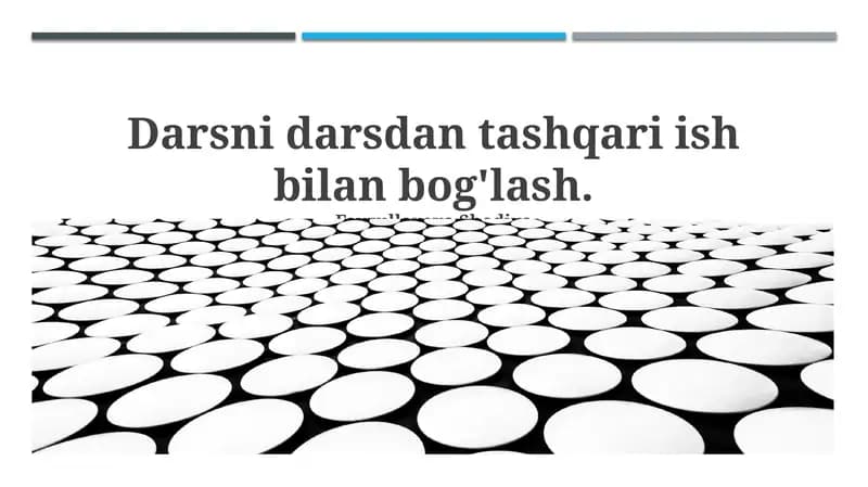 Dars mavzusiga mos qo'shimcha mashg'ulotlarni tanlash