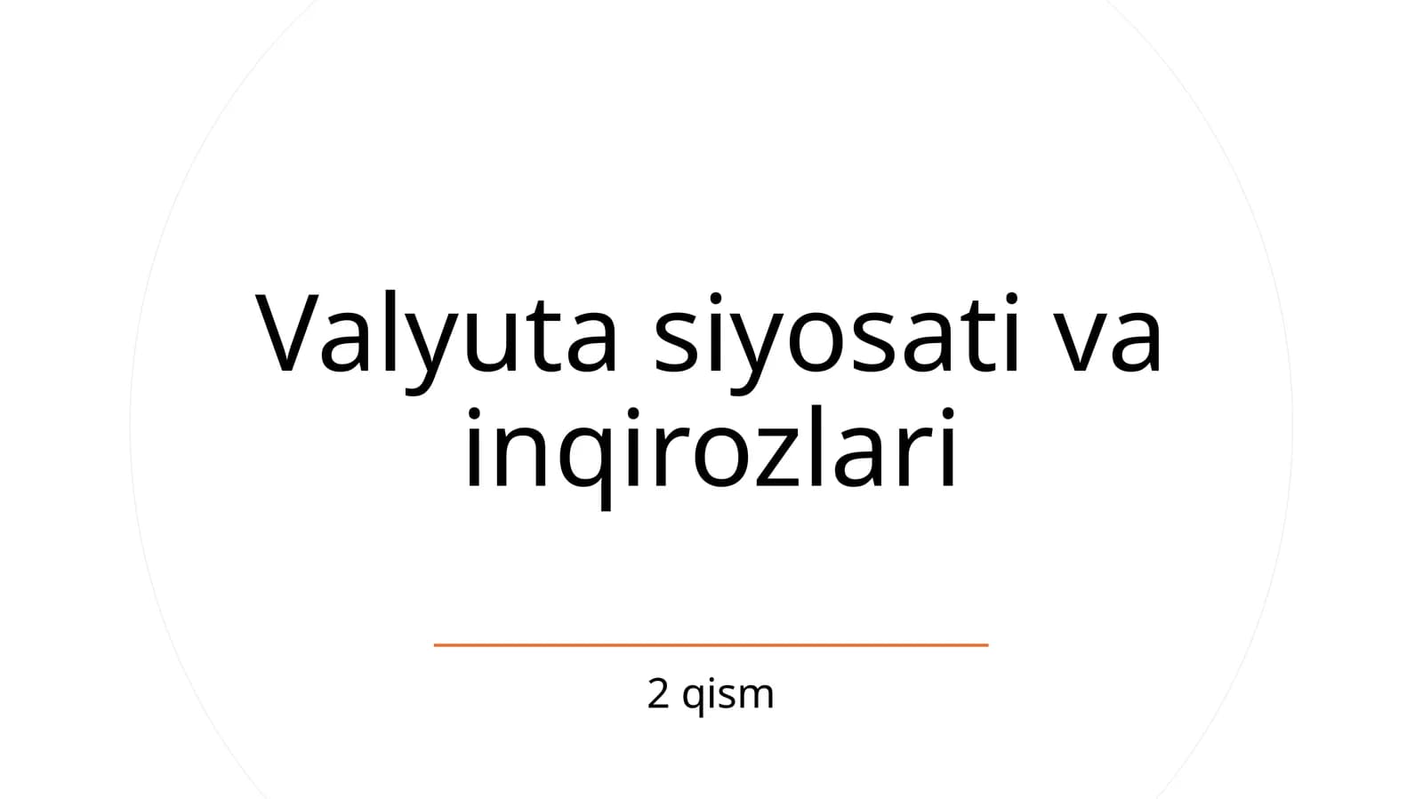 Valyuta siyosati va inqirozlari