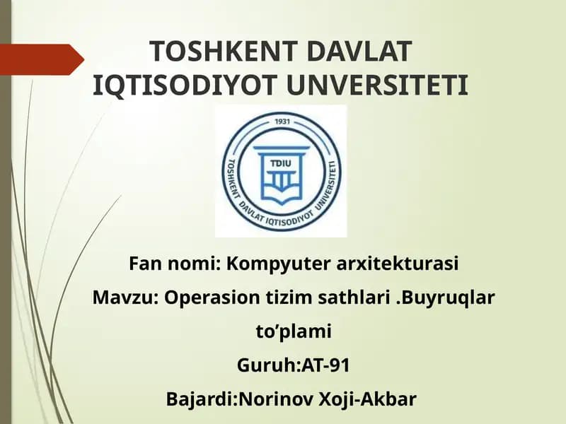 Kompyuterarxitekturasi