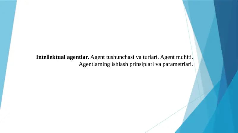 Intellektual agentlar