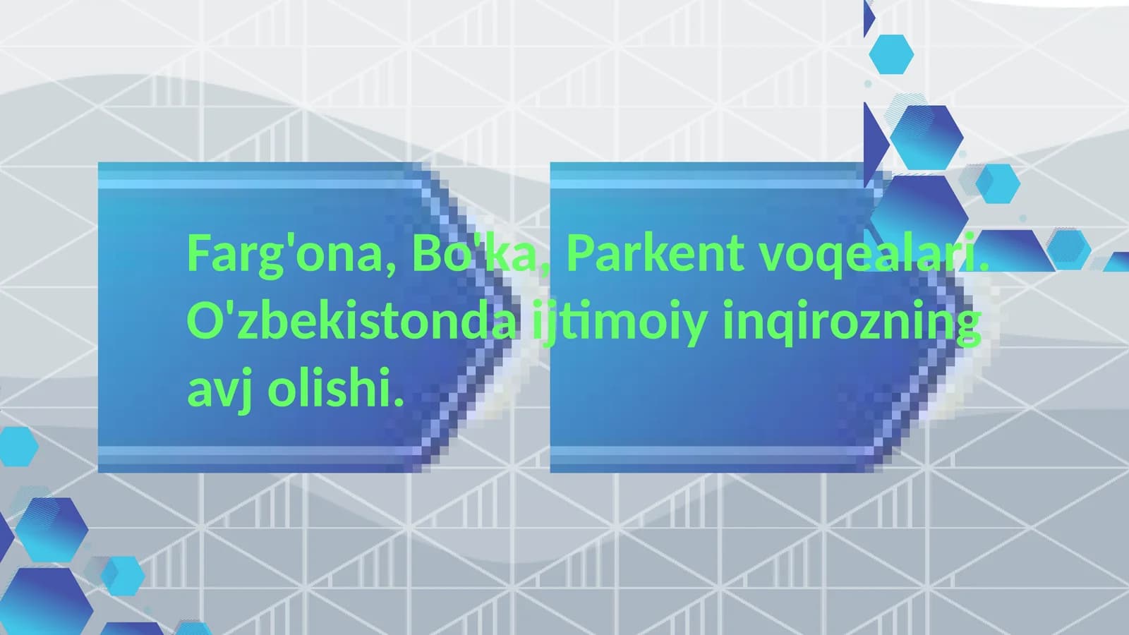 Farg'ona voqealarining kelib chiqish sabablari va ijtimoiy omillari