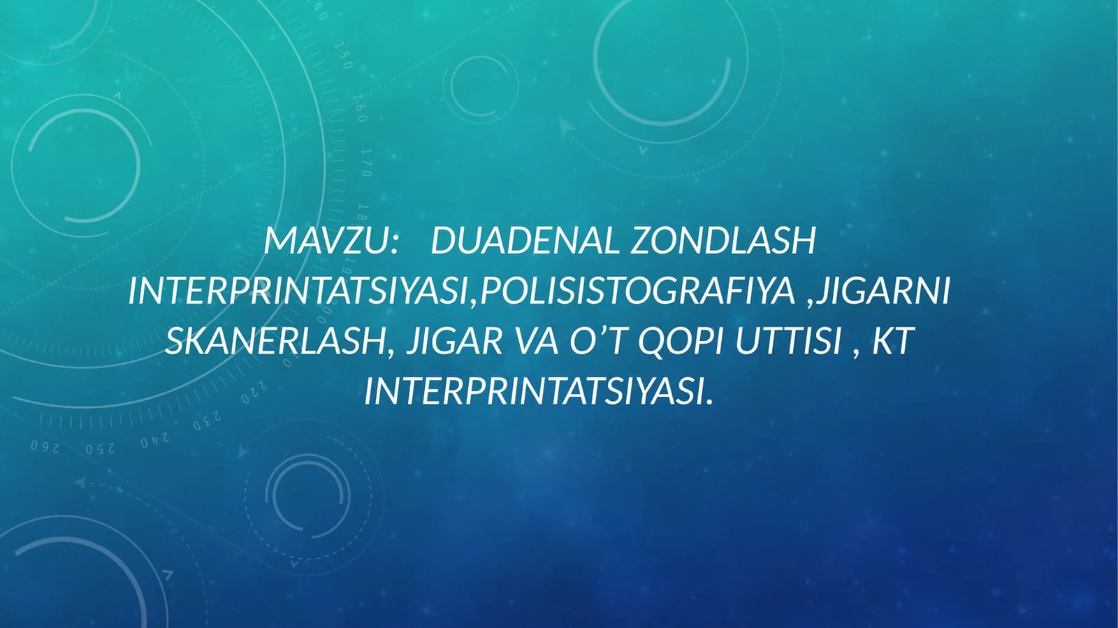 Duadenal zond