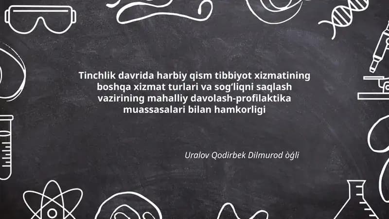 Harbiy Qism Tibbiyot Xizmati
