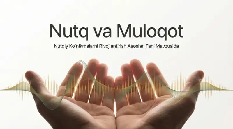 Nutq va muloqot