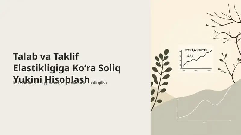 Soliq Yuki (Incidence) Ta’rifi