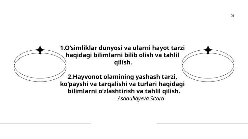 O‘simliklar dunyosi va ularni hayot tarzi