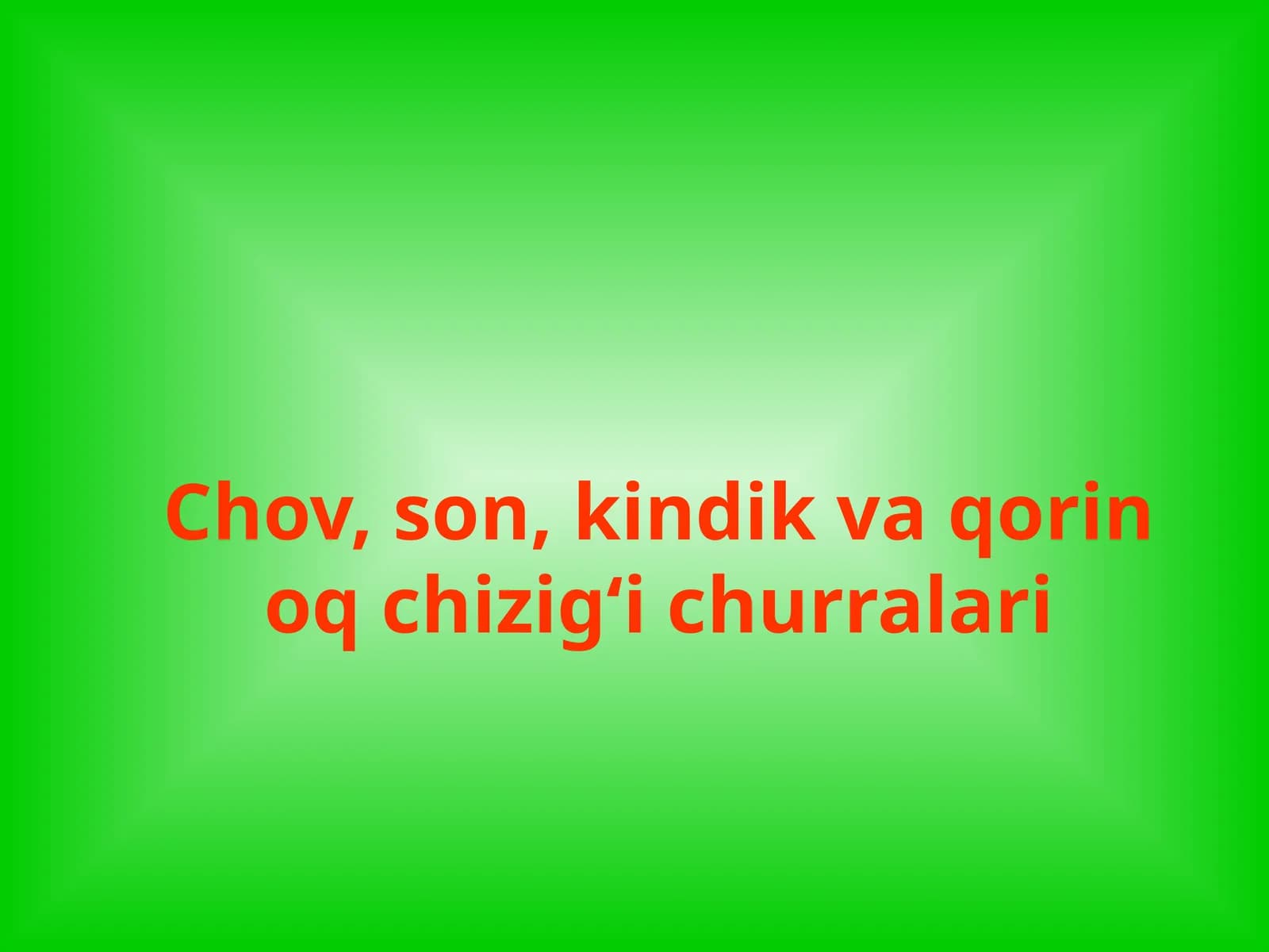 Chov, son, kindik va qorin oq chizig‘i churralari