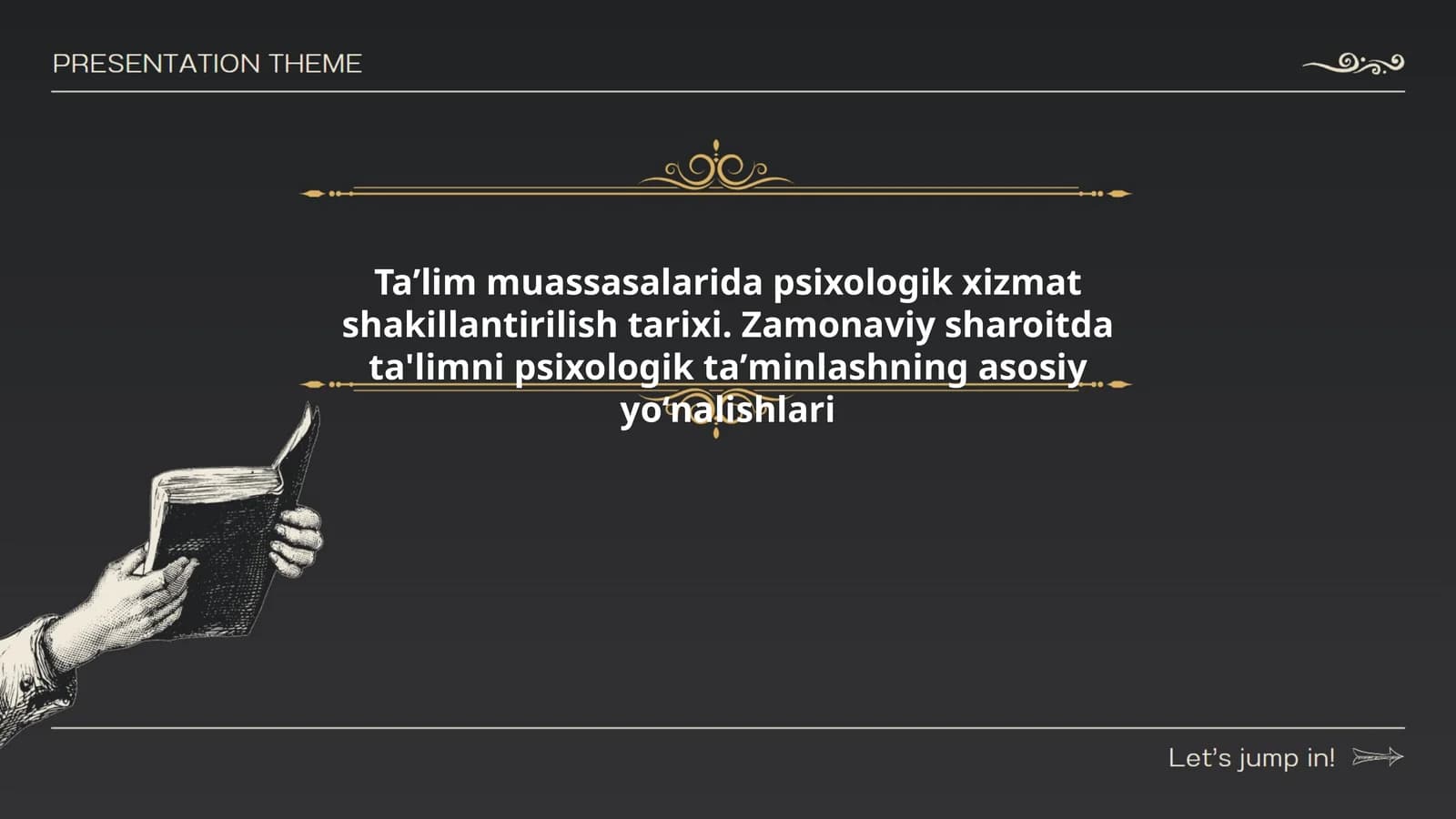 Taʼlim muassasalarida Psixologik ta'limning tarixi