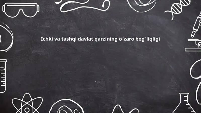 Ichki va tashqi davlat qarzining makroiqtisodiy ta'siri