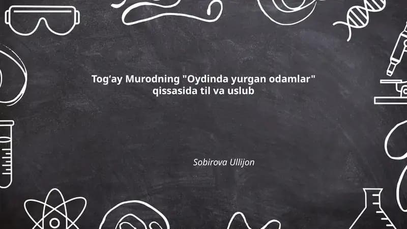 Oydinda yurgan odamlar
