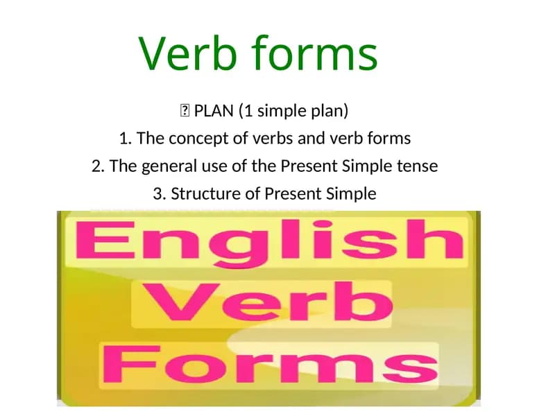Verbforms