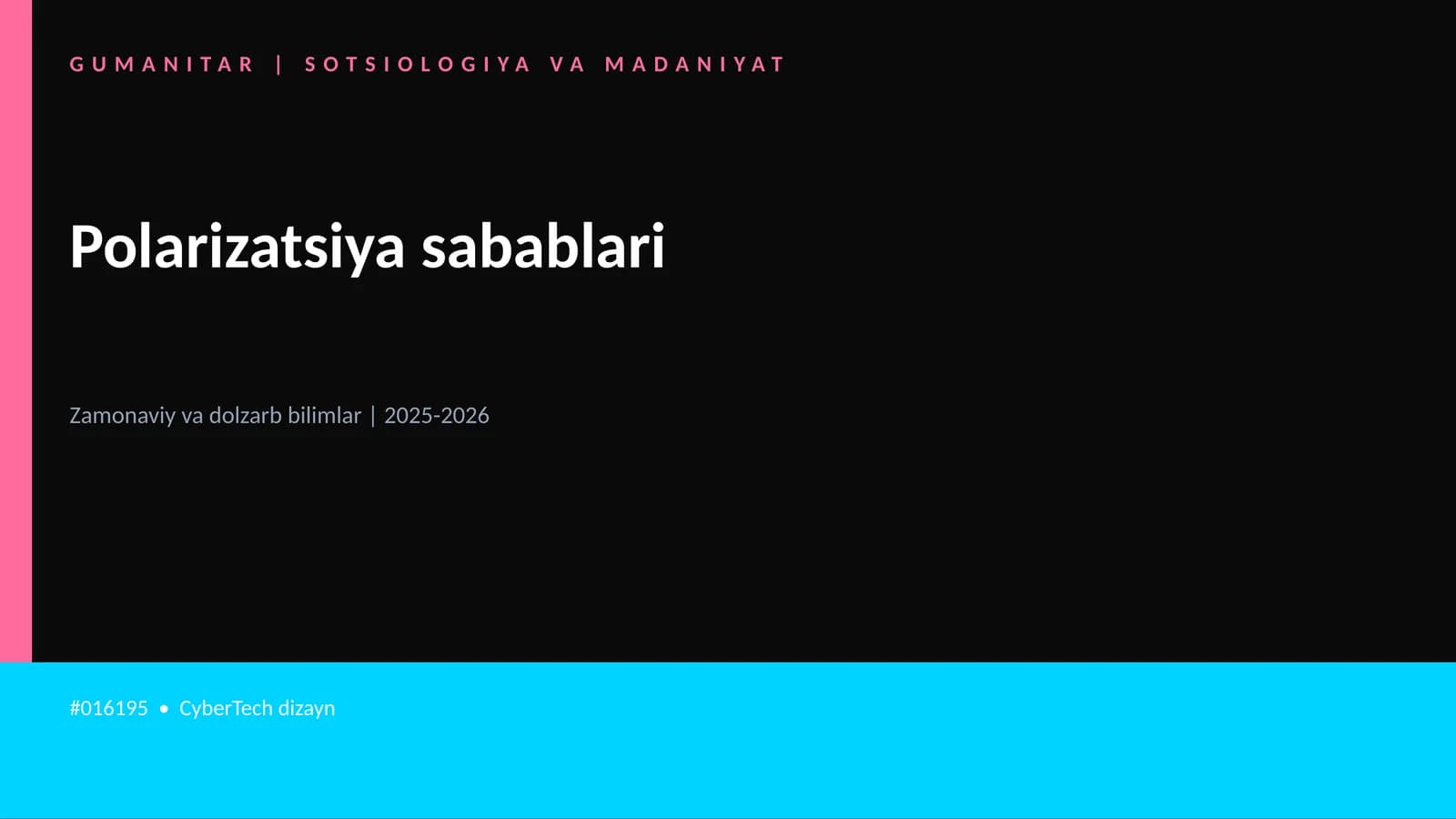 Polarizatsiya sabablari