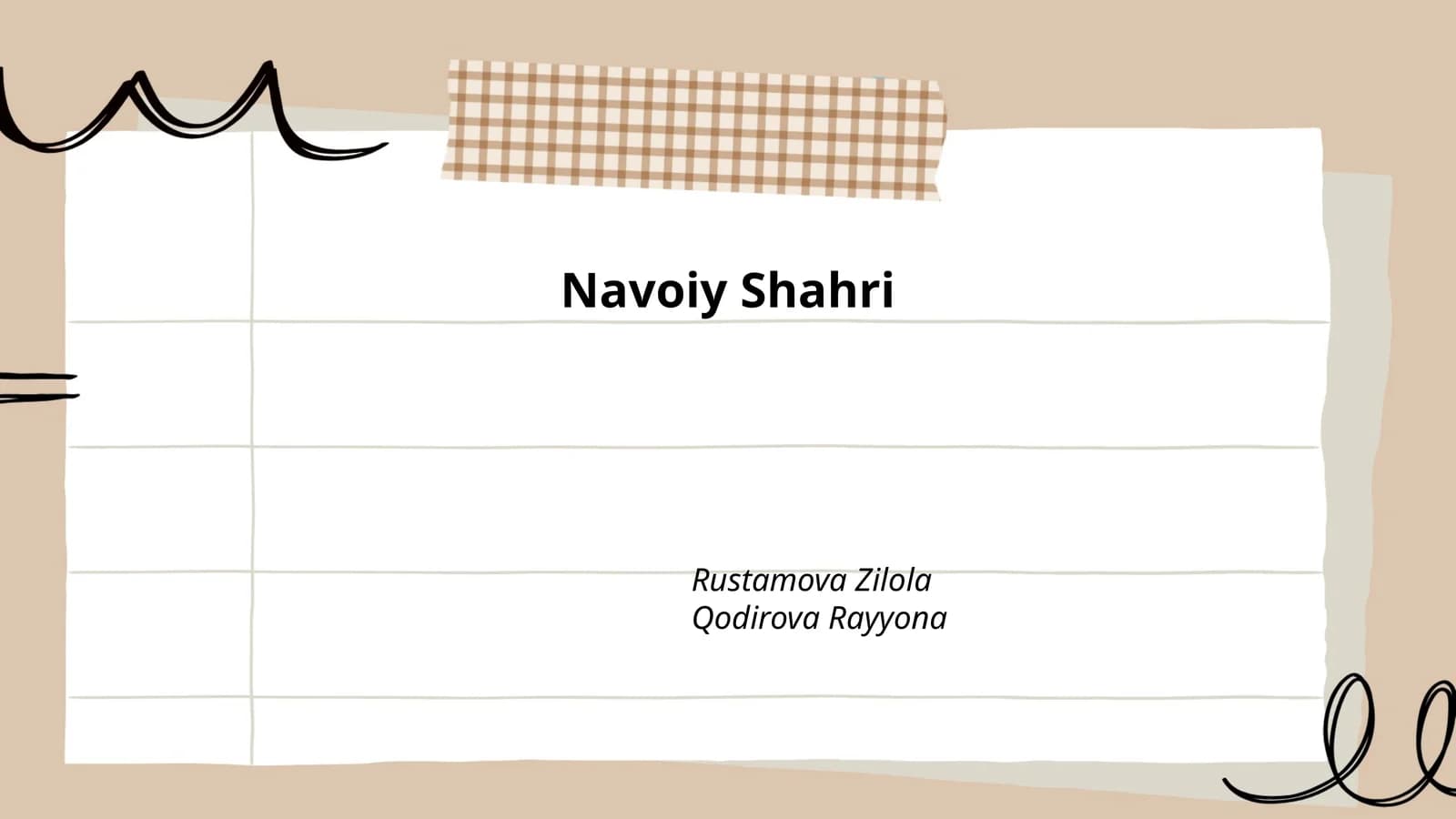 Navoiy Shahri