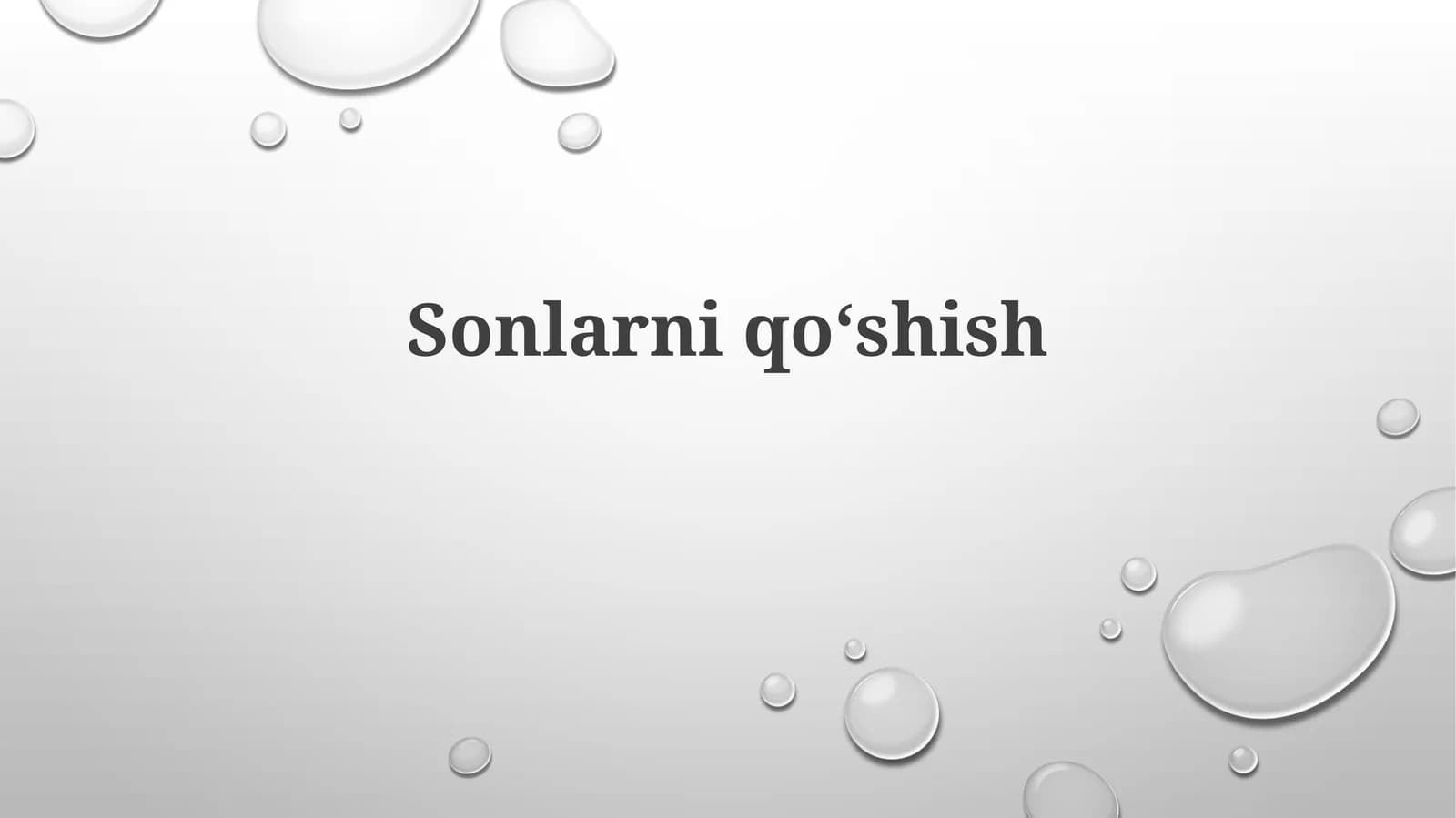 Sonlarniqoʻshish
