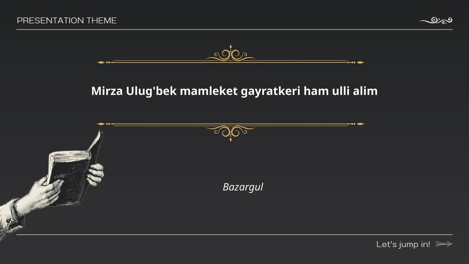 Mirzo Ulug'bek hayoti