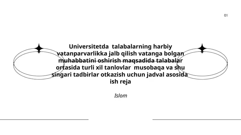 Harbiy vatanparvarlikka jalb qilish maqsadida turli xil tanlovlar musobaqa