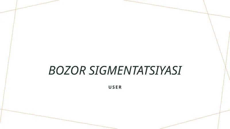 Bozor segmentatsiyasi