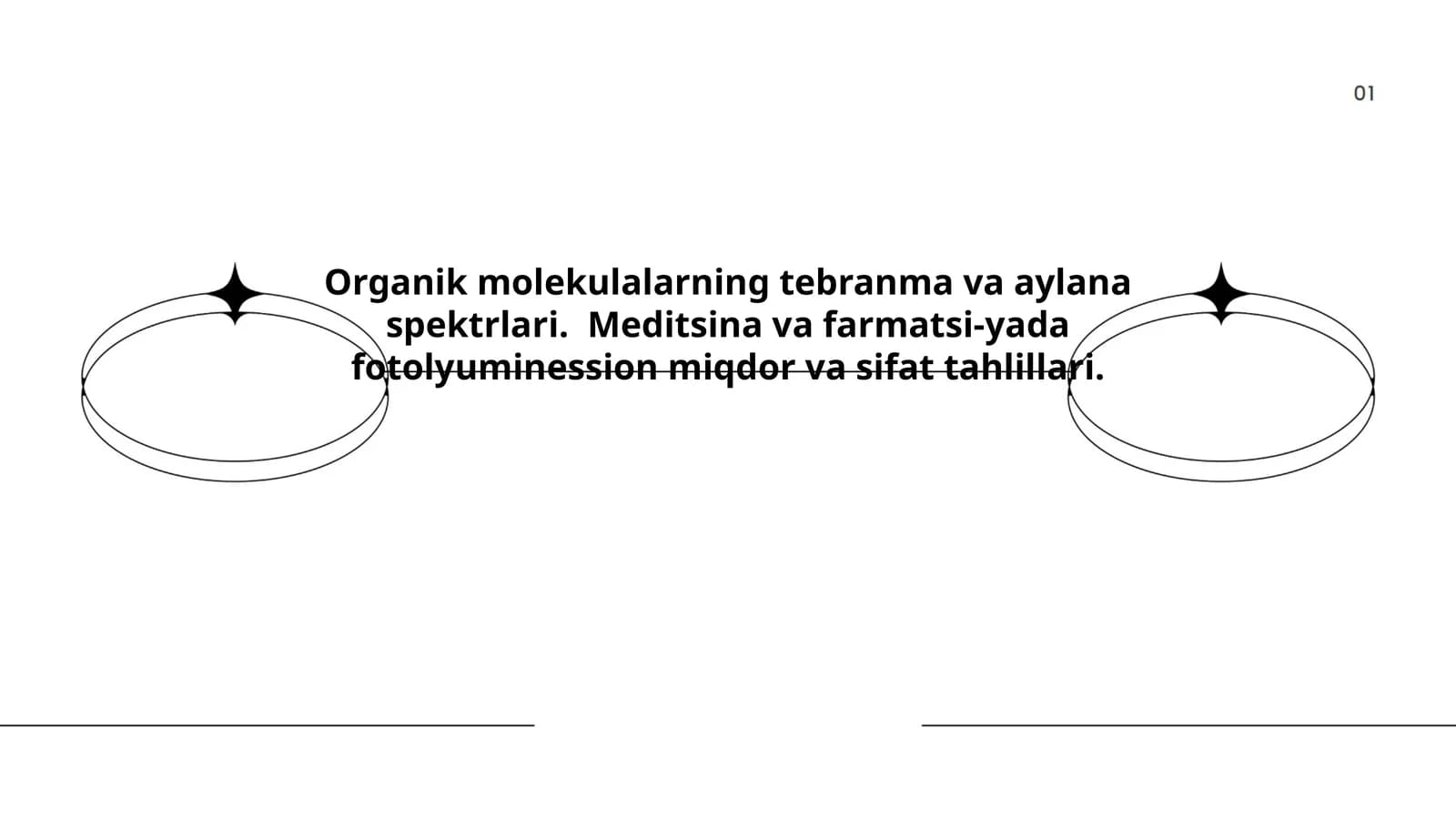 Organik molekulalarning tebranma va aylana spektrlari