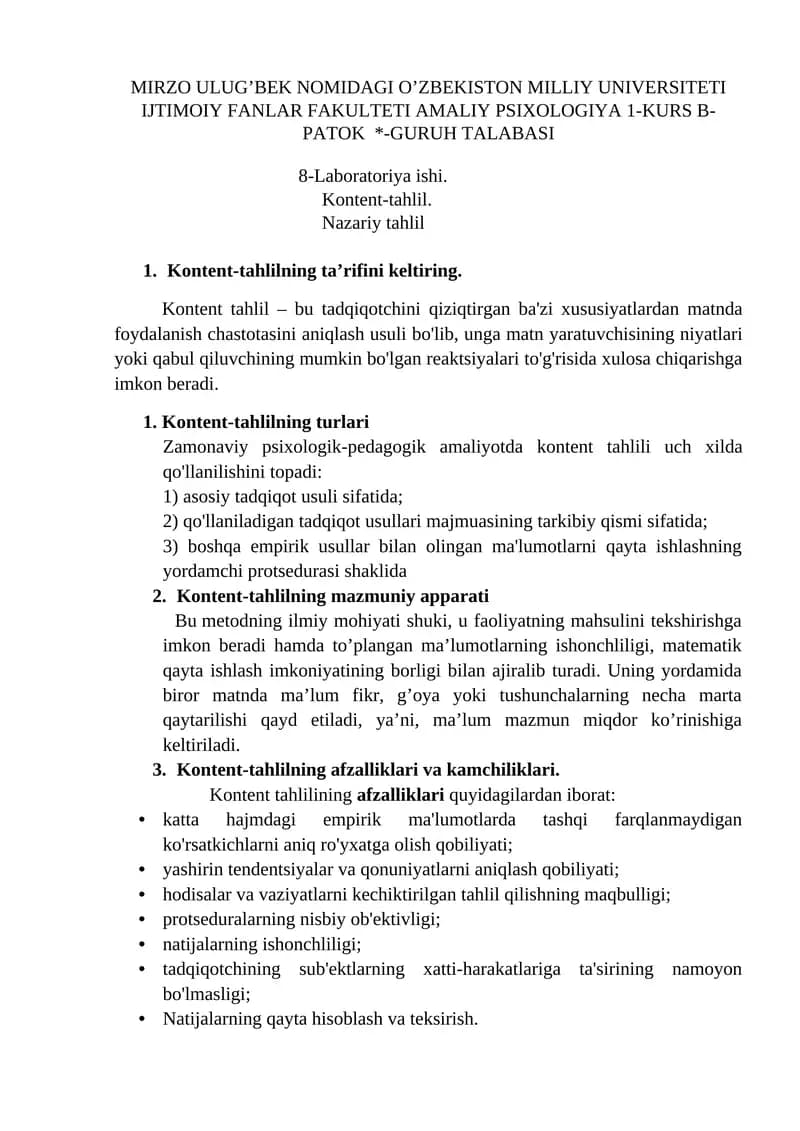 Kontent-tahlil