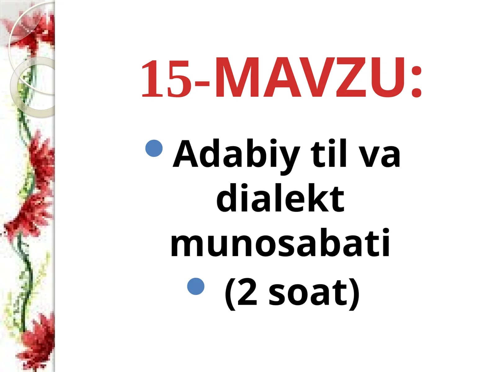 Adabiytil va dialekt munosabati