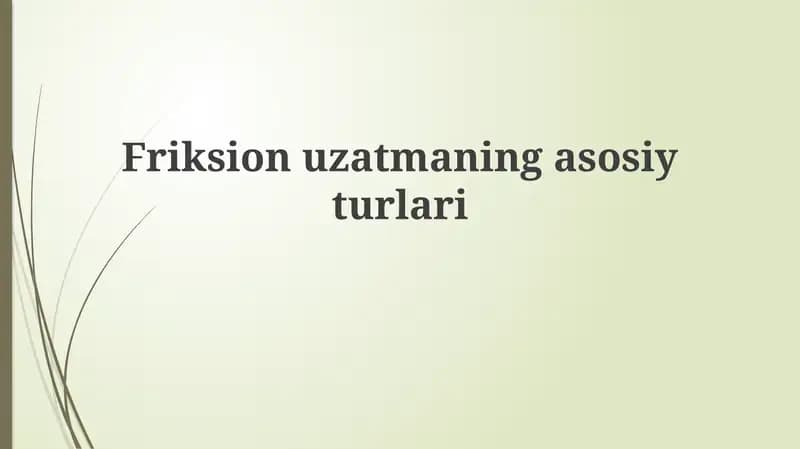 Friksionuzatmaningasosiyturlari