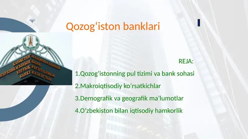 Qozogʻiston banklari