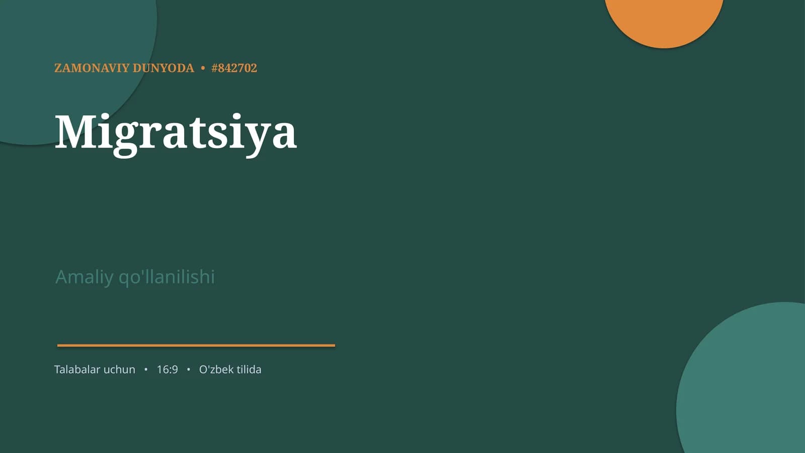 Migratsiya