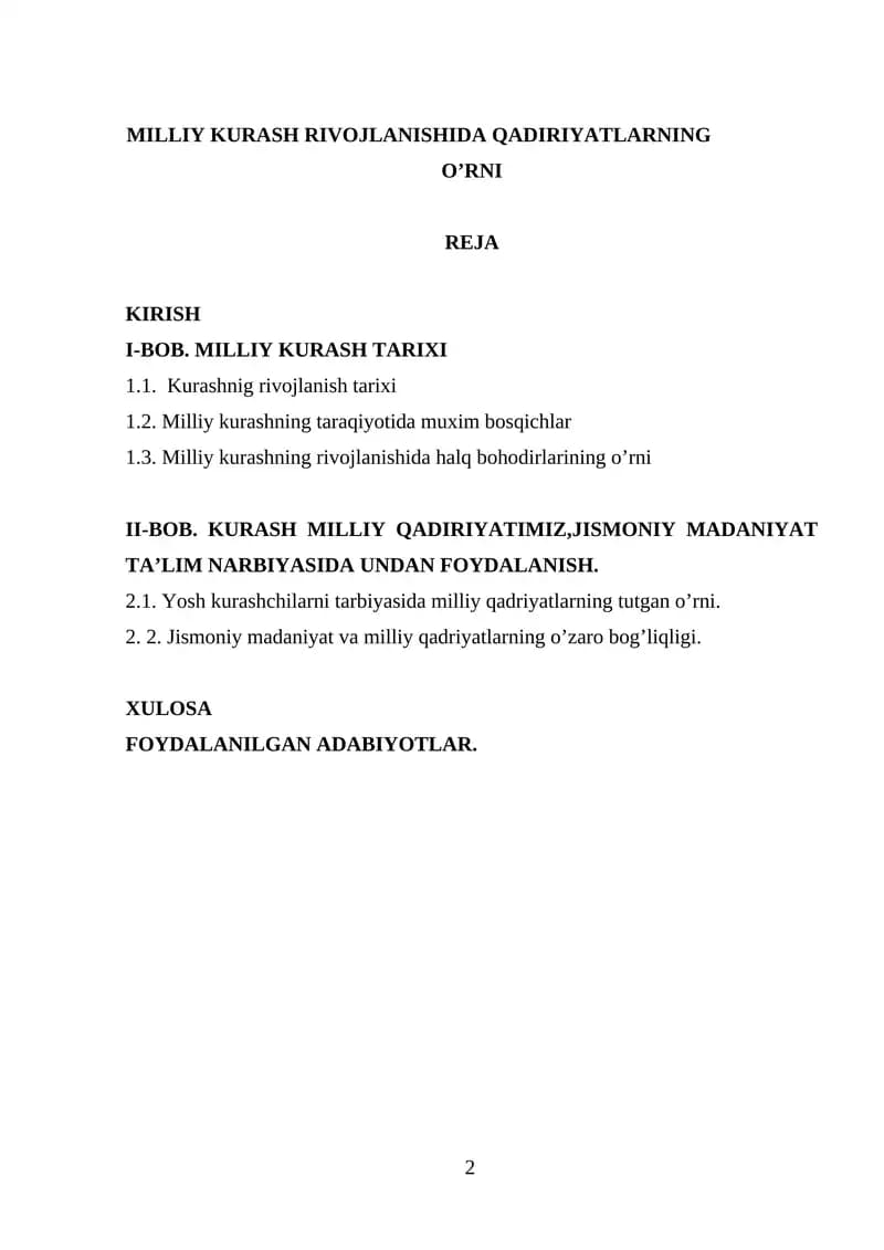 Milliy Kurash Rivojlanishida Qadiriylarning O'rni