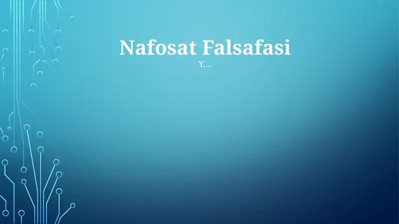 Nafosat Falsafasi