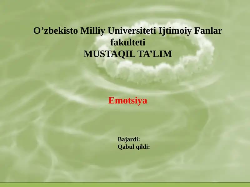 Emotsiya