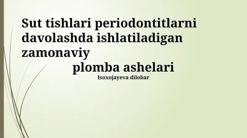 Biomateriallarning xususiyatlari va turlari