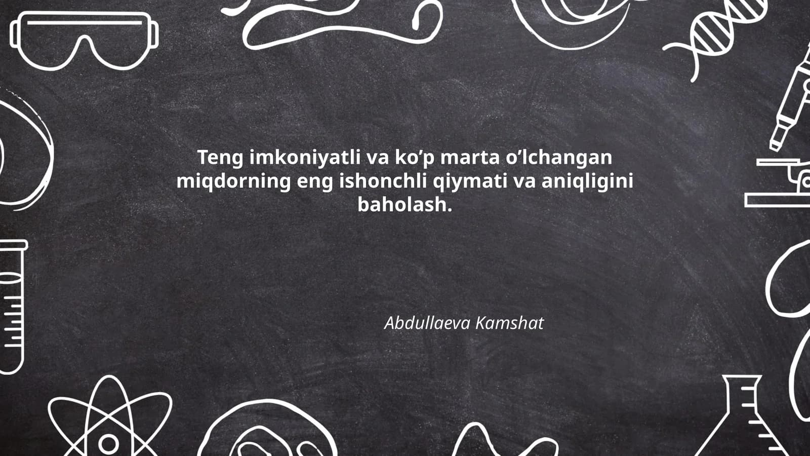 O'lchash aniqligi