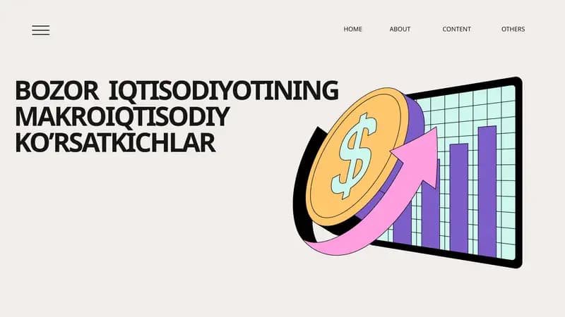BOZOR  IQTISODIYOTINING MAKROIQTISODIY KO’RSATKICHLAR