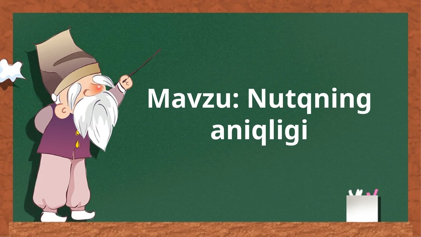 Nutqninganiqligi