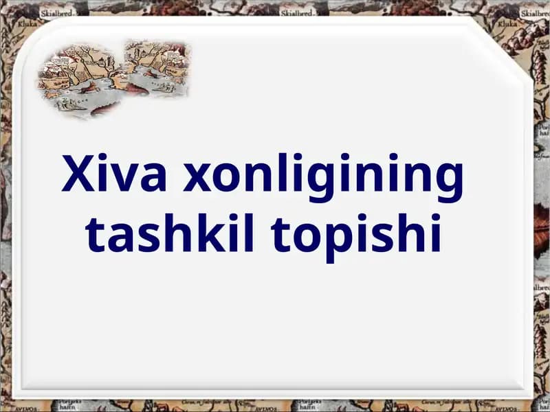 Xivaxonligining tashkiltopishi