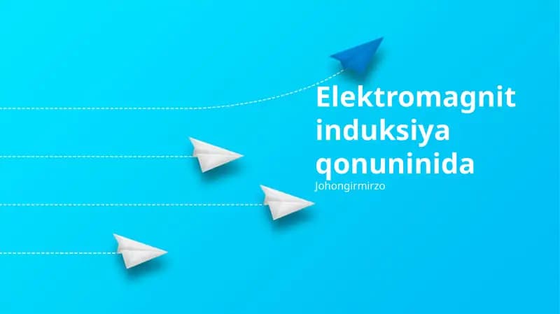 Elektromagnit induksiya qonuninida