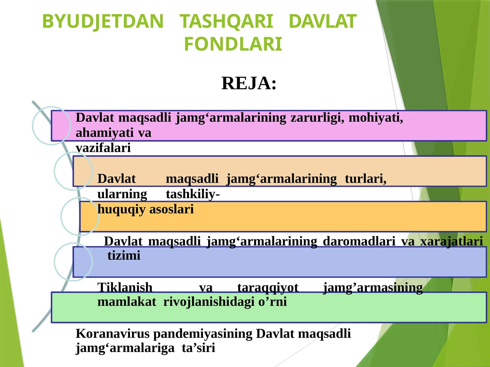 Davlat maqsadli jamg‘armalar
