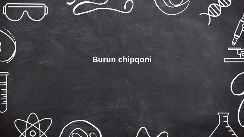 Burun chipqoni