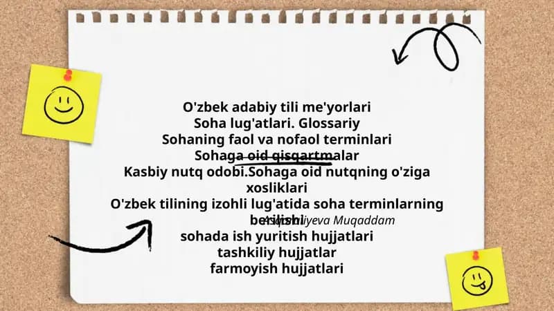 O'zbek adabiy tili me'yorlari