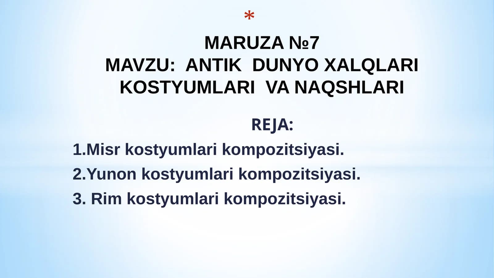 ANTIK DUNYO XALQLARI KOSTYUMLARI VA NAQSHLARI
