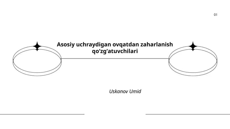 Asosiy uchraydigan ovqatdan zaharlanish qoʻzgʻatuvchilari