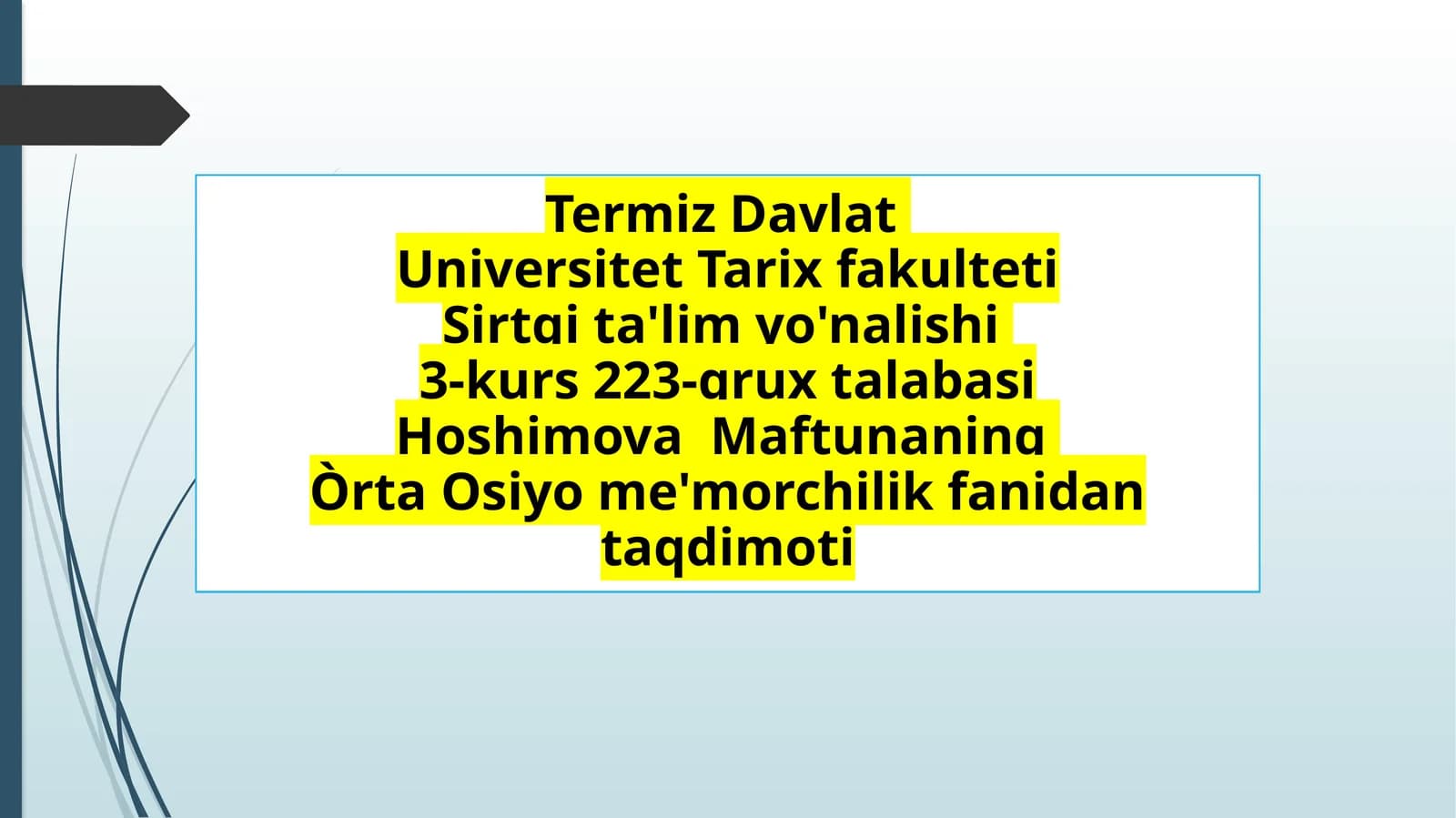O'rta Osiyoning me'moriy yodgorligining YUNESKO ro'yxatiga kiritilishi