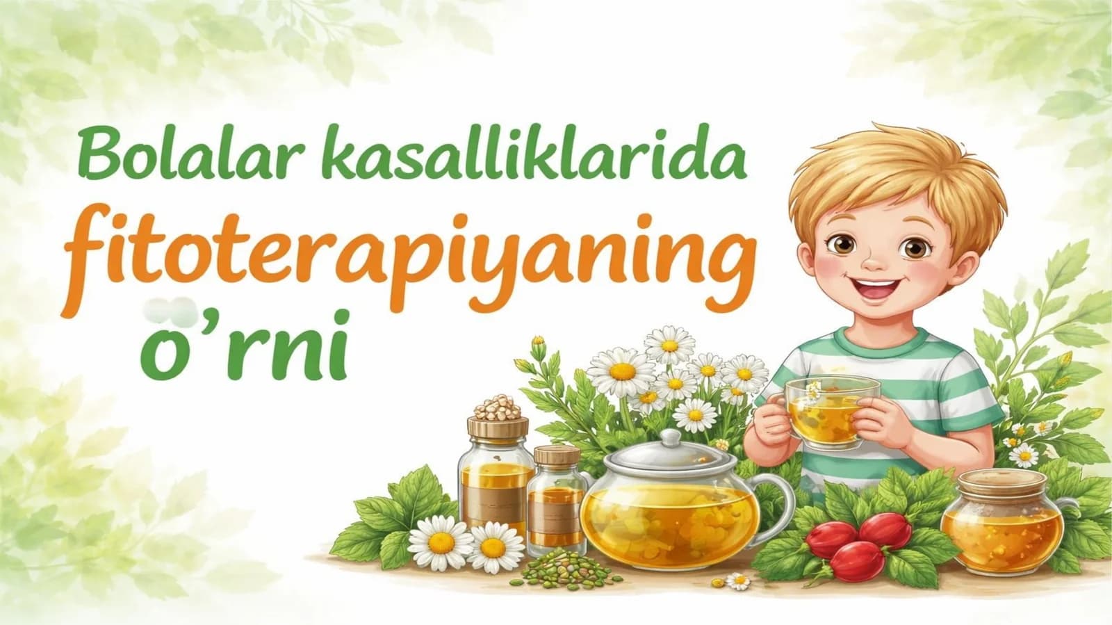 Bolalar kasalliklarida fitoterapiyaning oʻrni