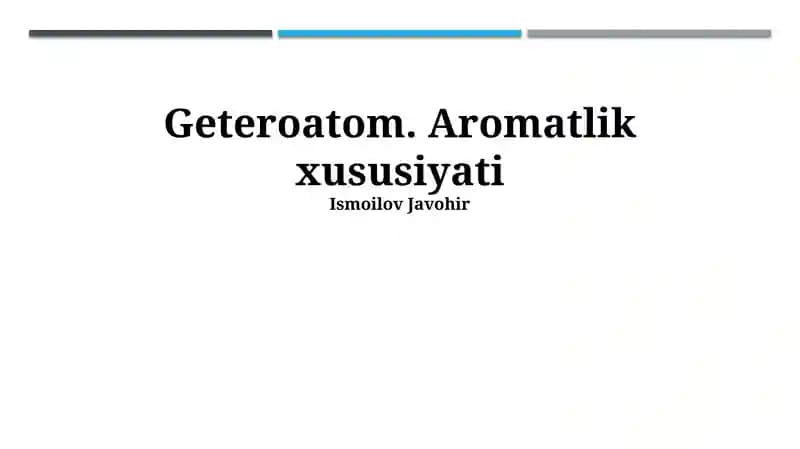 Imidazol va uning xossalari