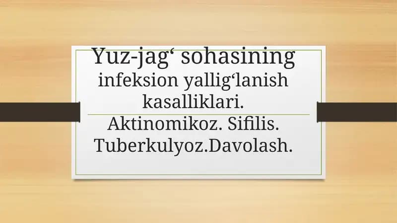 Aktinomikoz