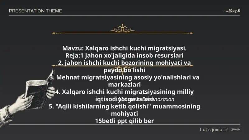 Xalqaro ishchi kuchi migratsiyasi