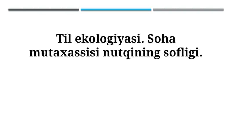 Tuproq ekologiyasi