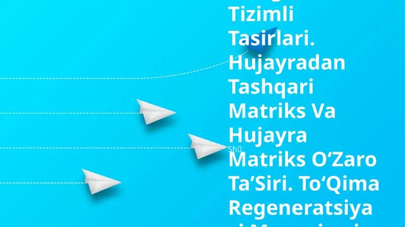Yallig'lanishni Tizimli Tasirlari
